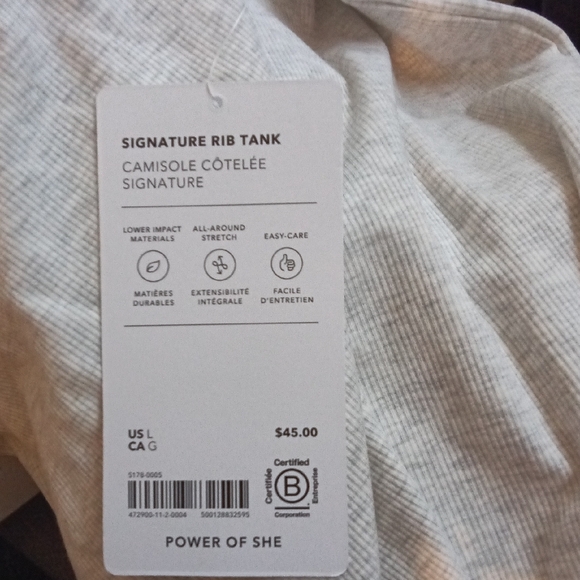 Athleta Signature Rib Tank - Picture 3 of 3